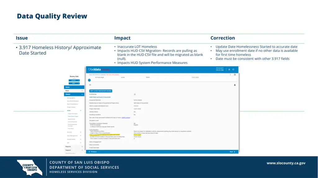 data quality review