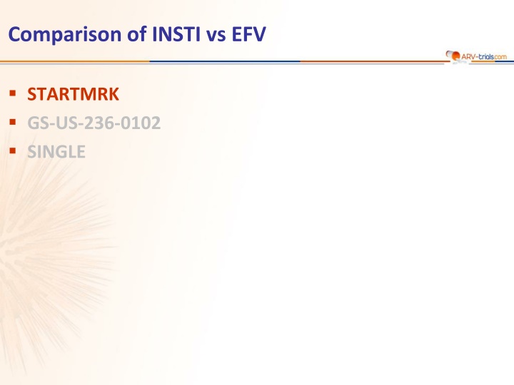 comparison of insti vs efv