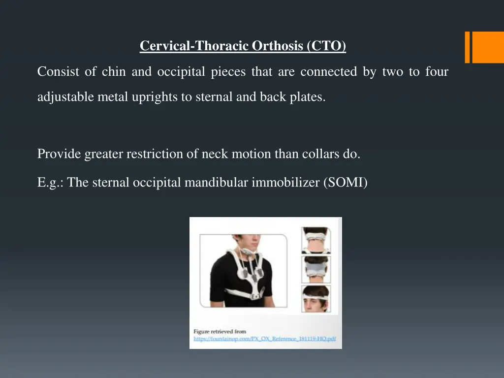 cervical thoracic orthosis cto