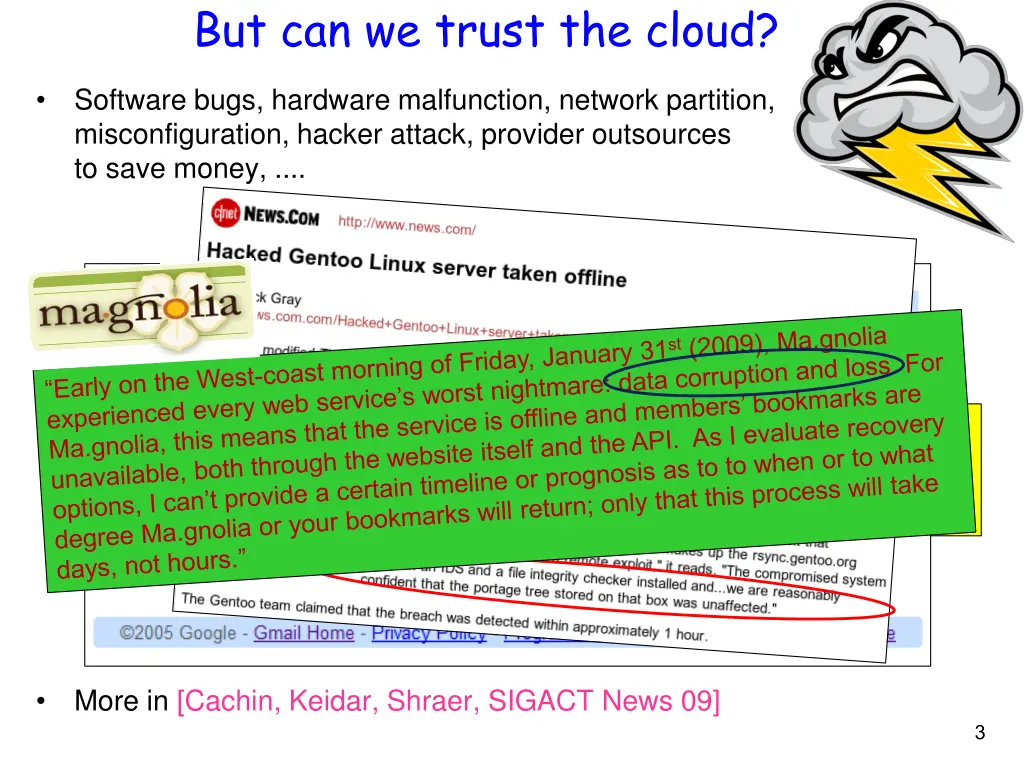 but can we trust the cloud