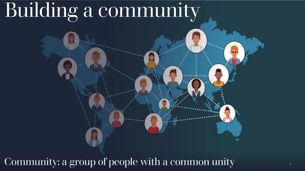 building a community