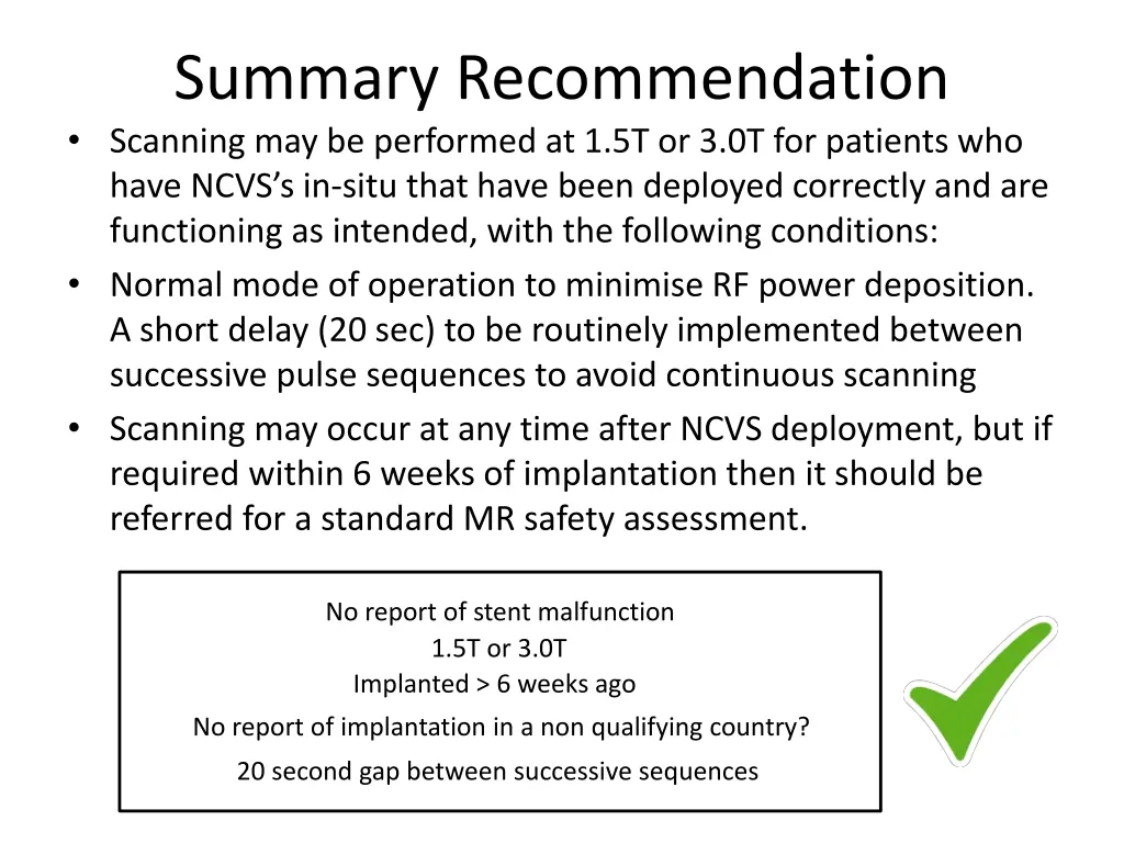 summary recommendation scanning may be performed