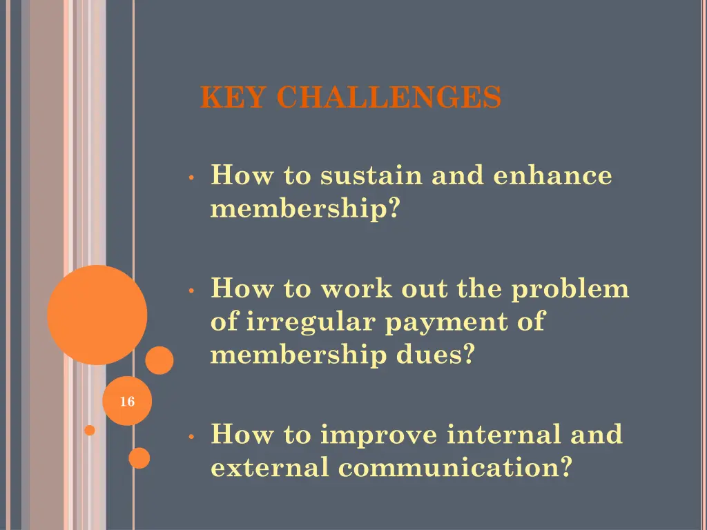 key challenges