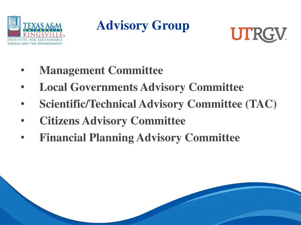 advisory group