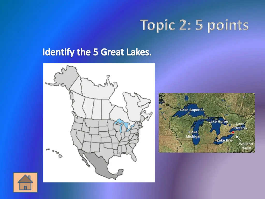 identify the 5 great lakes