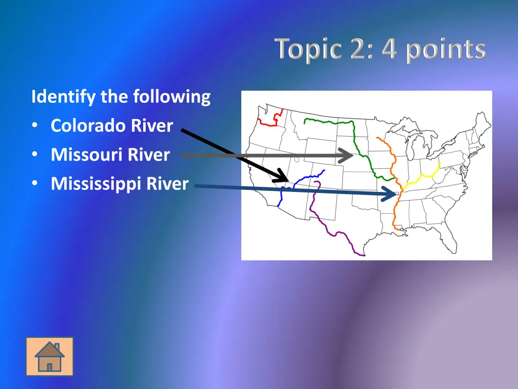 identify the following colorado river missouri