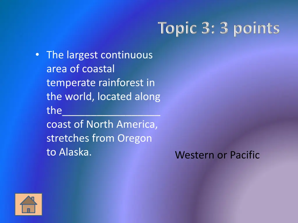 the largest continuous area of coastal temperate