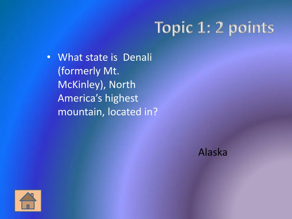 what state is denali formerly mt mckinley north