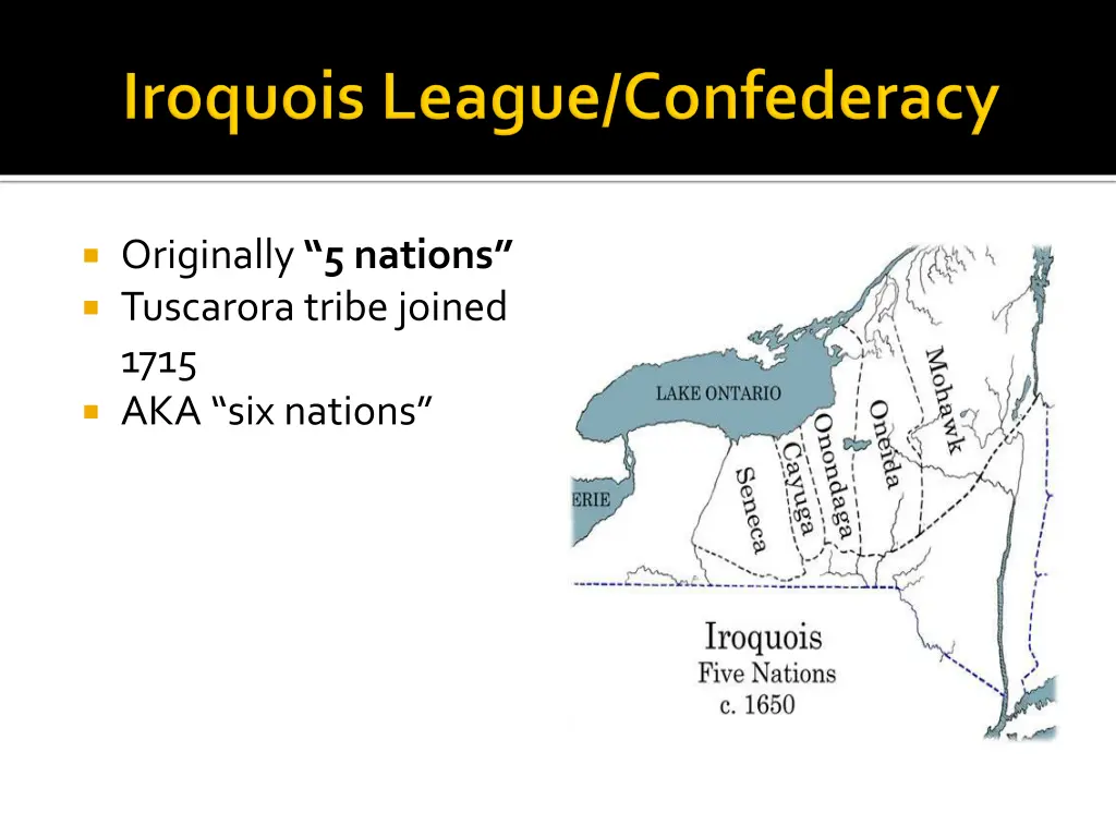 originally 5 nations tuscarora tribe joined 1715