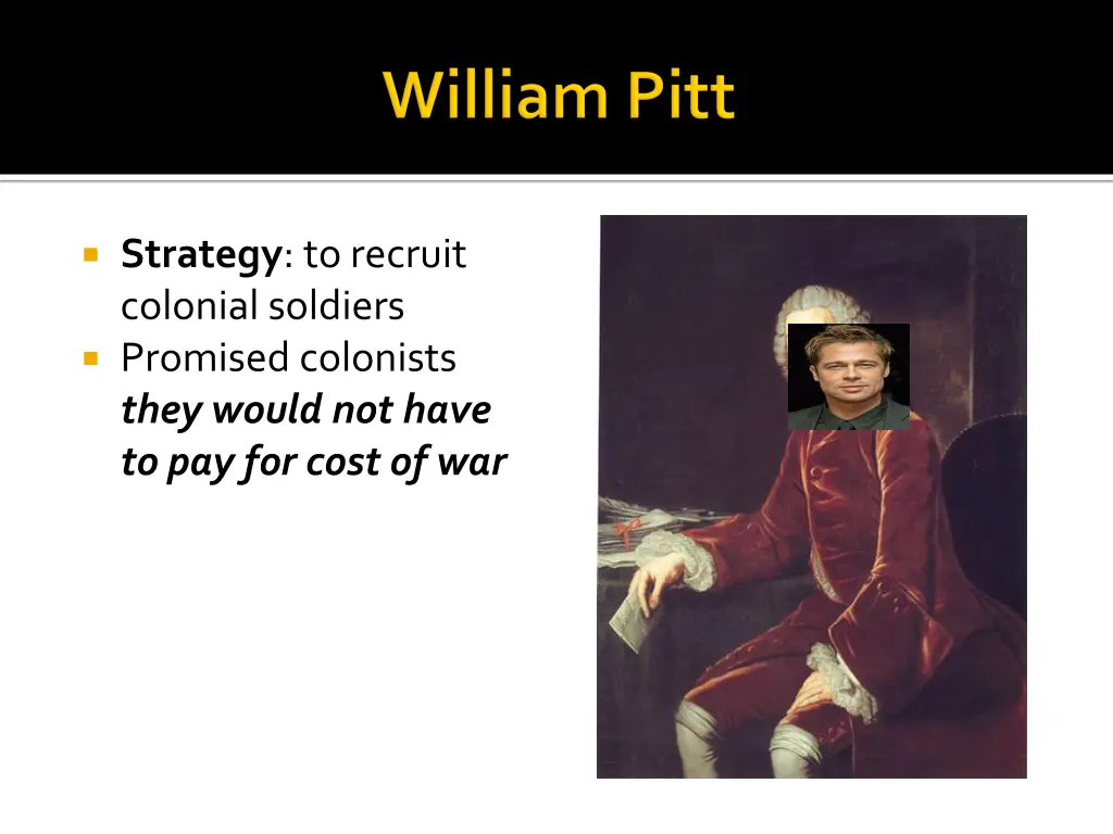 strategy to recruit colonial soldiers promised