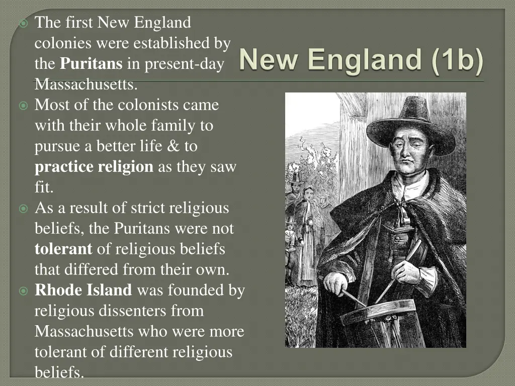 the first new england colonies were established