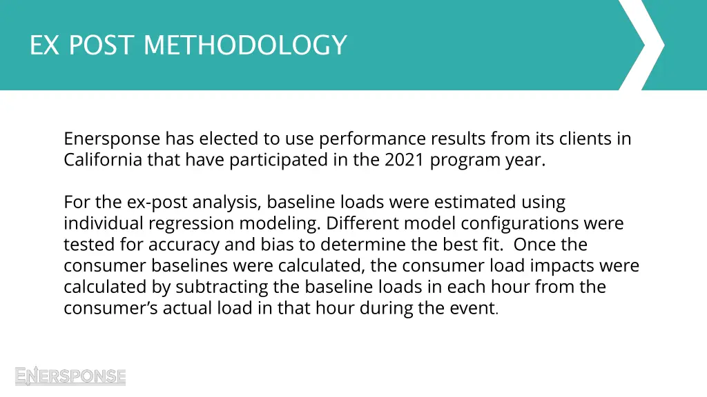 ex post methodology