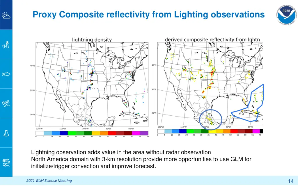 proxy composite reflectivity from lighting