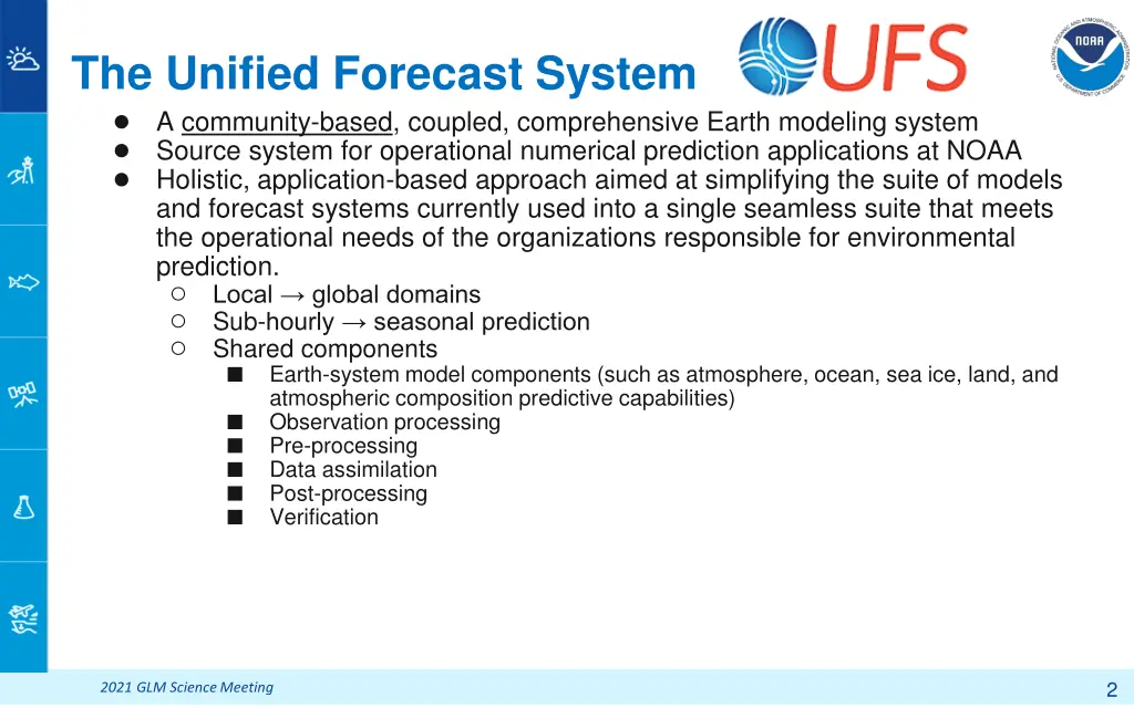 the unified forecast system