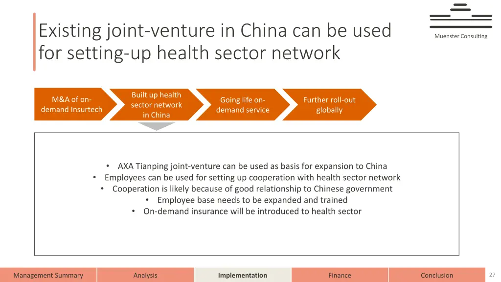 existing joint venture in china can be used