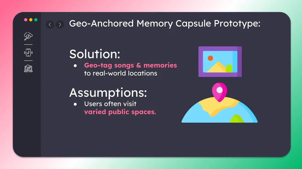 geo anchored memory capsule prototype