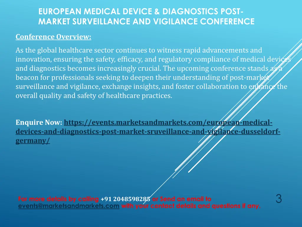 european medical device diagnostics post market 2