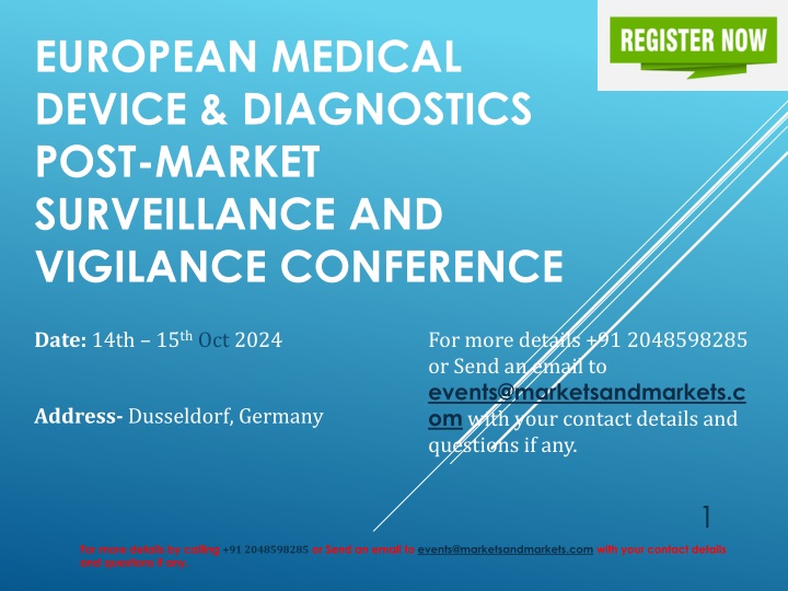 european medical device diagnostics post market