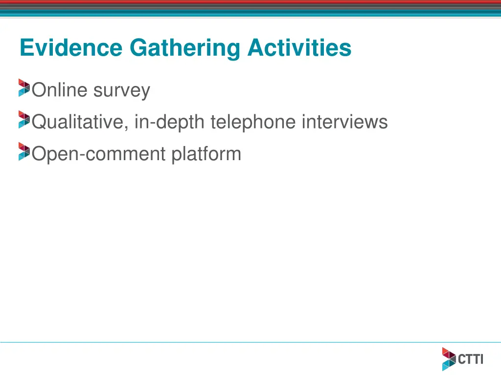 evidence gathering activities