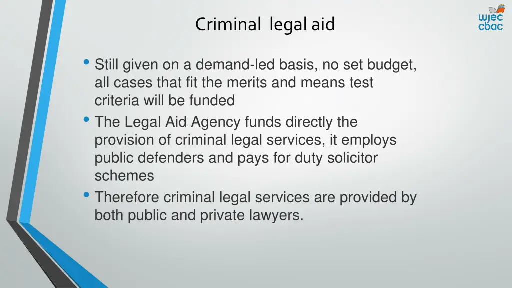 criminal legal aid