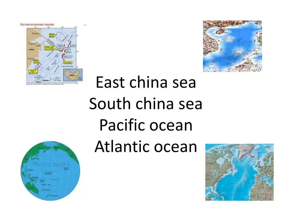 east china sea south china sea pacific ocean