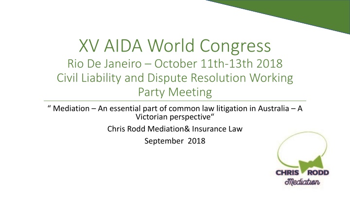 xv aida world congress rio de janeiro october