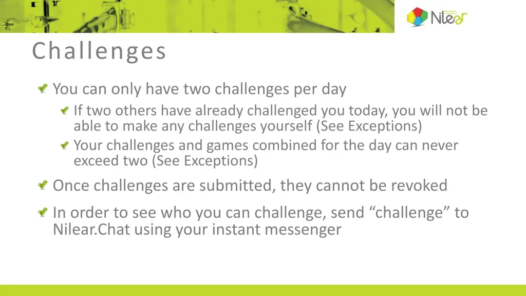 challenges