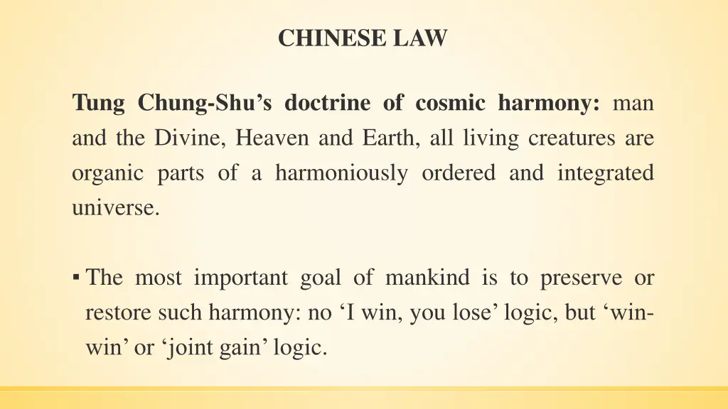 chinese law 1