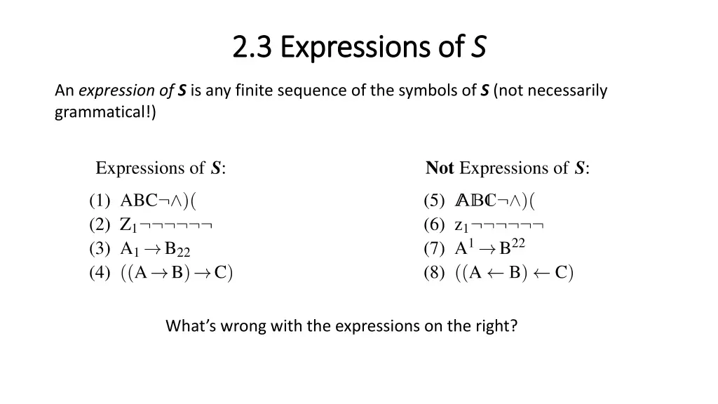 2 3 expressions of 2 3 expressions of s s