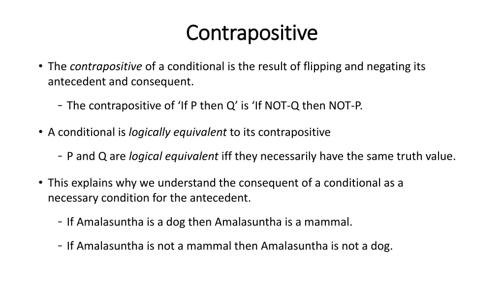 contrapositive contrapositive