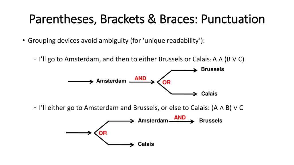 parentheses brackets braces punctuation