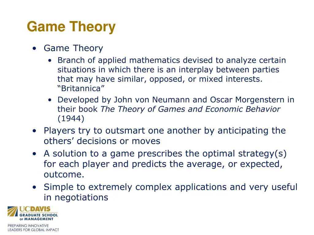 game theory