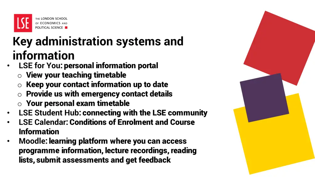 key administration systems and information