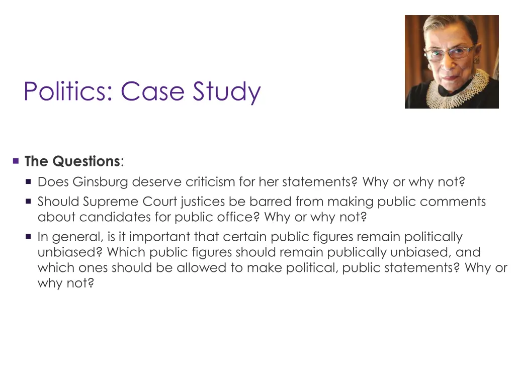 politics case study 1