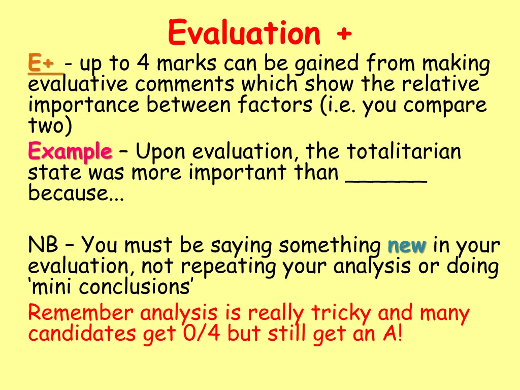 evaluation 2