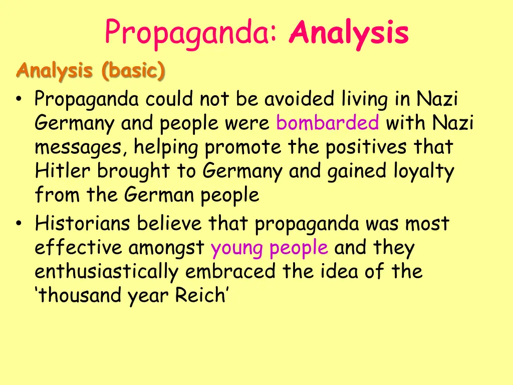 propaganda analysis