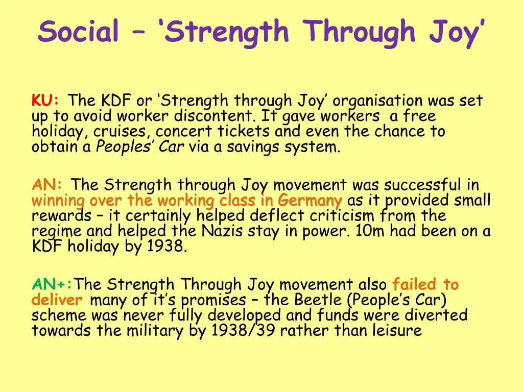 social strength through joy