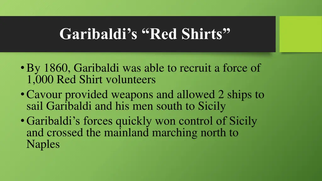 garibaldi s red shirts 1