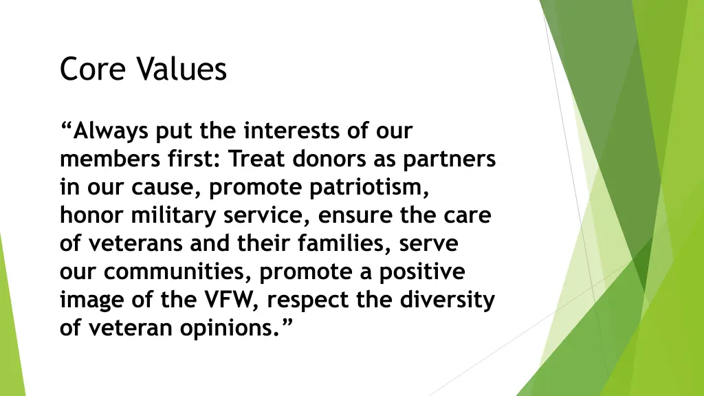 core values