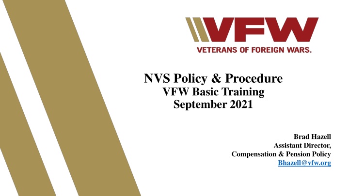 nvs policy procedure vfw basic training september