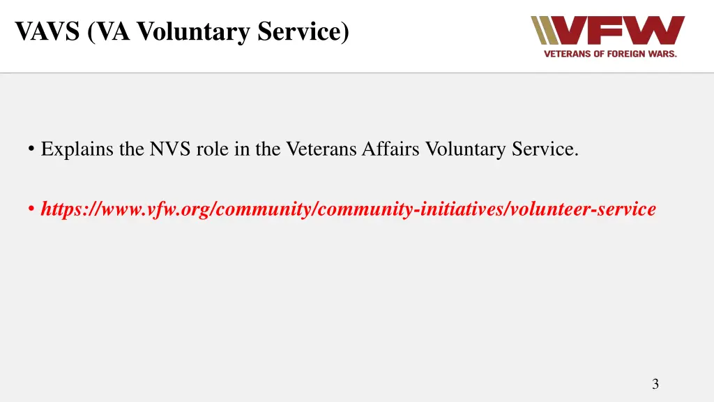 vavs va voluntary service