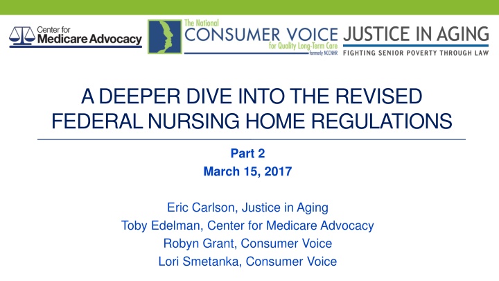 a deeper dive into the revised federal nursing