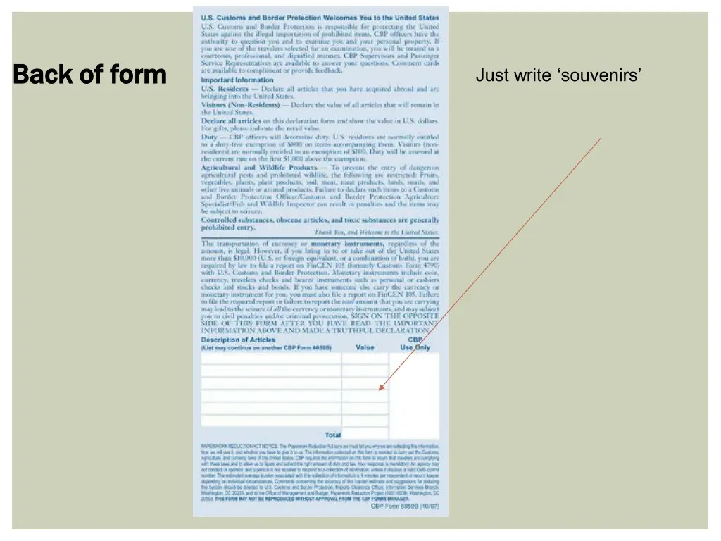 http code7700 com images customs declaration back