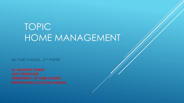 topic home management