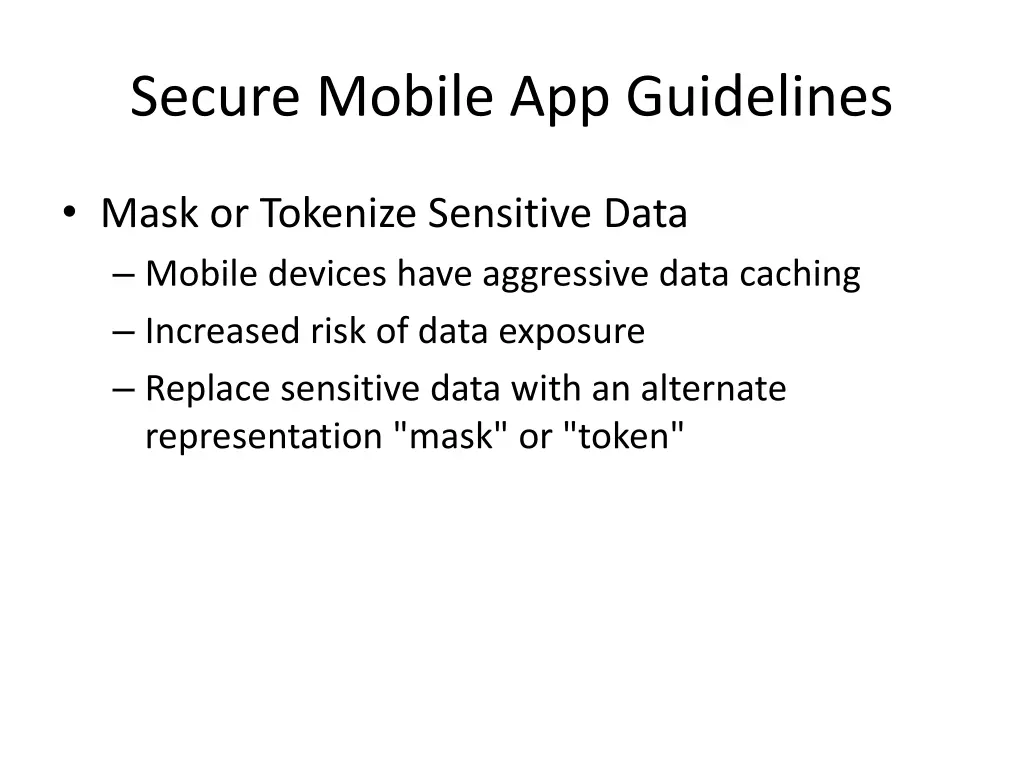 secure mobile app guidelines 4