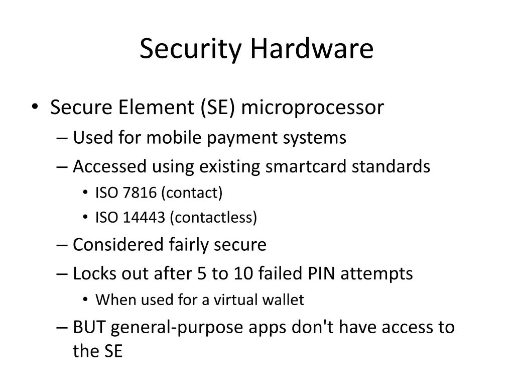 security hardware