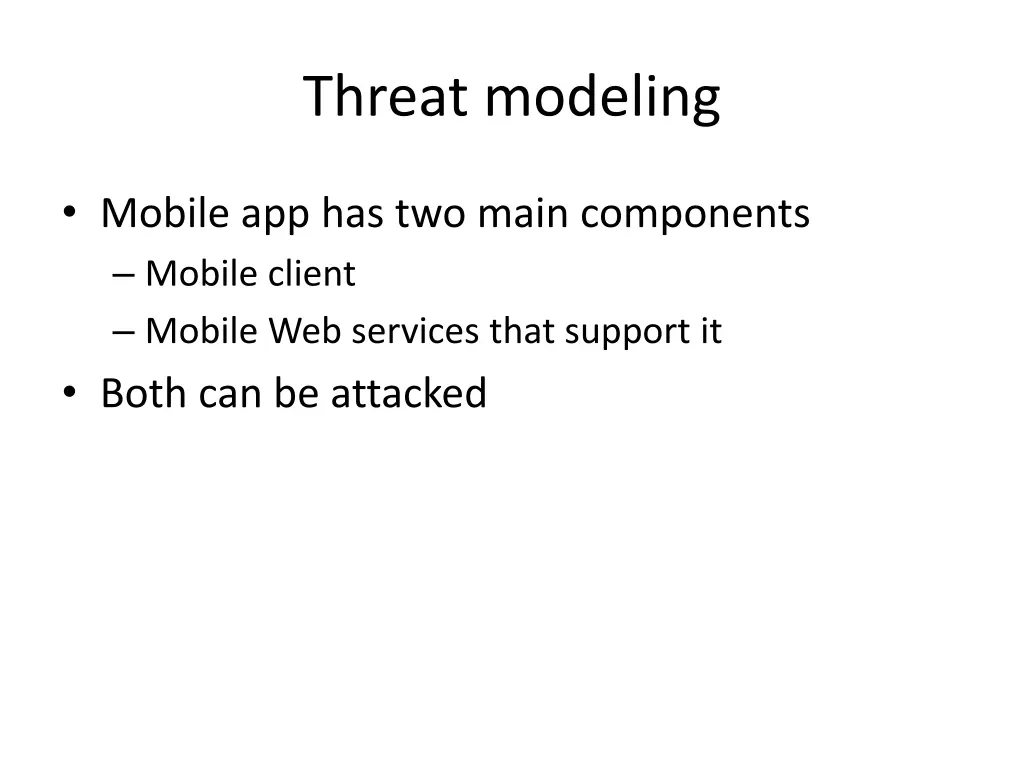 threat modeling 2