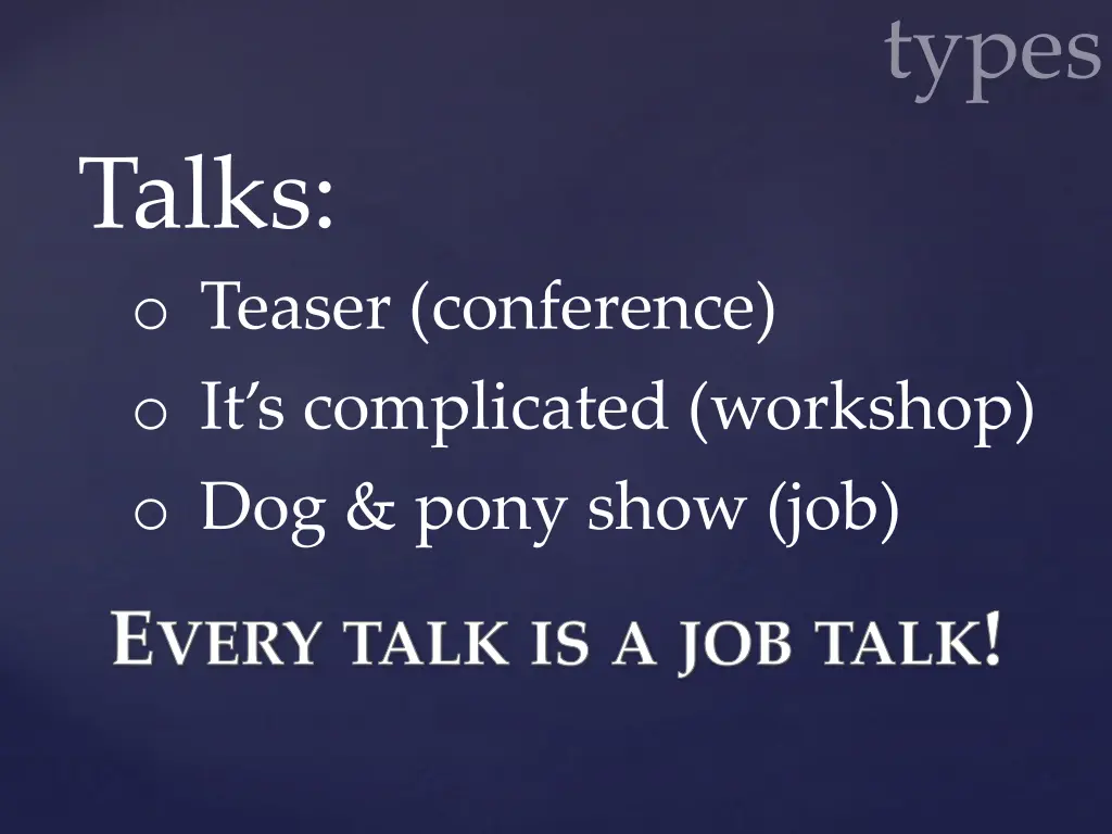 talks