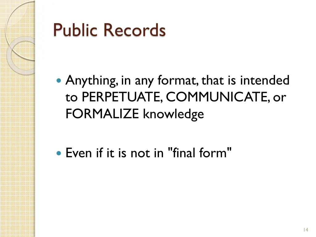 public records