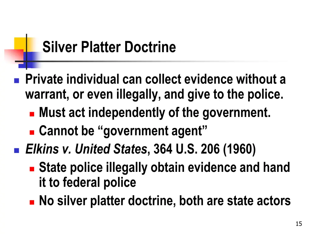 silver platter doctrine